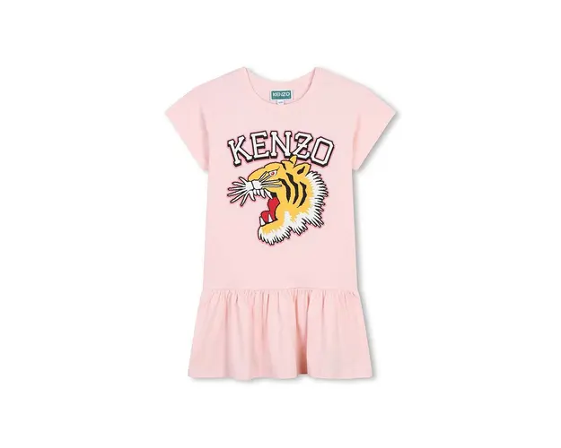 Kenzo Kids rochie din bumbac pentru copii culoarea roz, mini, evazati, K60682