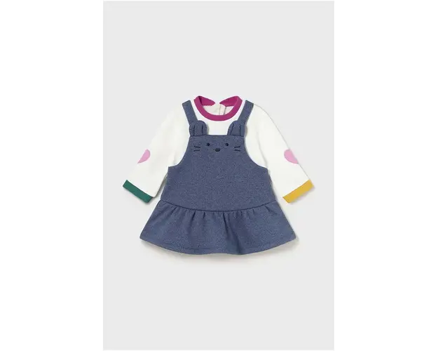 Mayoral Newborn rochie bebe mini, evazati, 2802