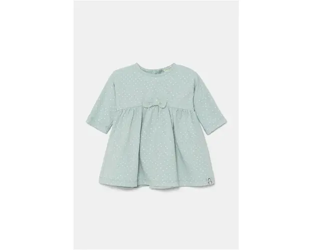 United Colors of Benetton rochie bebe culoarea verde, mini, evazati, 36D3AV00G