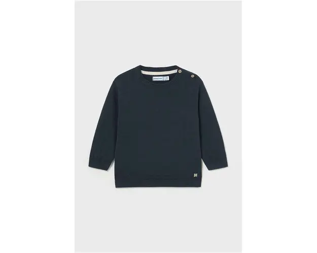 Mayoral pulover din bumbac pentru bebelusi culoarea albastru marin, light, 309