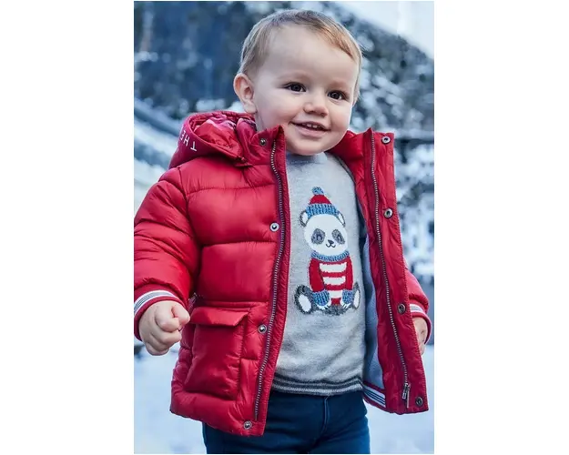 Mayoral pulover din amestec de lana pentru bebelusi culoarea gri, 2313