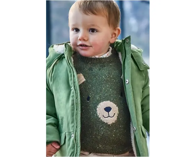 Mayoral pulover bebe culoarea verde, light, 2314