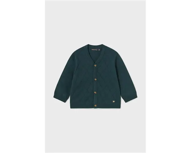 Mayoral cardigan din amestec de lana pentru bebelusi culoarea verde, 2318