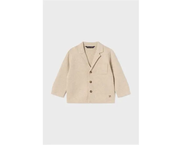 Mayoral cardigan cu amestec de lana pentru copii culoarea bej, 2464