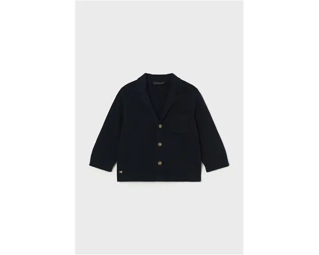 Mayoral cardigan cu amestec de lana pentru copii culoarea albastru marin, 2464
