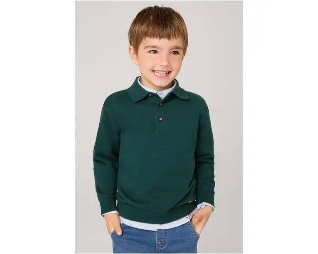 Mayoral pulover pentru copii din amestec de lana culoarea verde, 4102