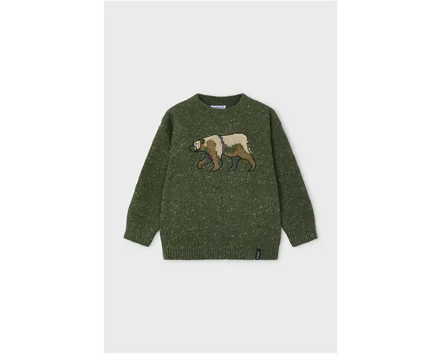 Mayoral pulover pentru copii din amestec de lana culoarea verde, 4343