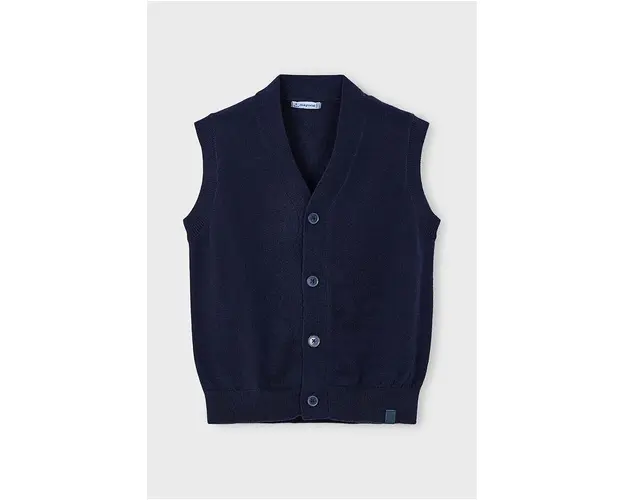 Mayoral vesta copii culoarea albastru marin, light, 4345