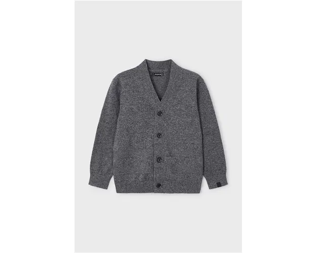 Mayoral cardigan cu amestec de lana pentru copii culoarea gri, light, 4348