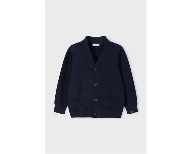 Mayoral cardigan cu amestec de lana pentru copii culoarea negru, light, 4348