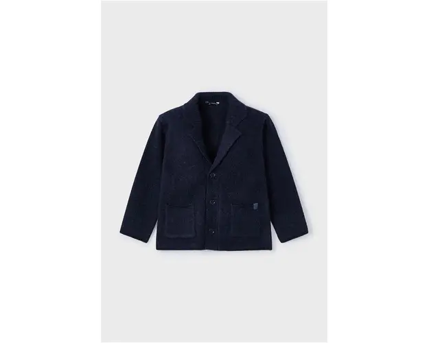 Mayoral cardigan cu amestec de lana pentru copii culoarea albastru marin, light, 4459