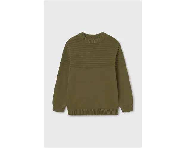 Mayoral pulover de bumbac pentru copii culoarea verde, 7392