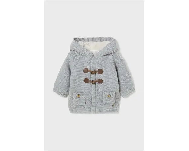 Mayoral Newborn cardigan copii culoarea gri, 2303