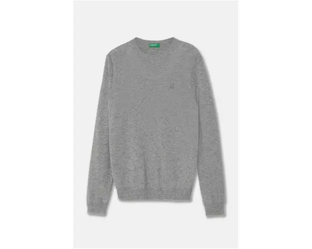 United Colors of Benetton pulover pentru copii din amestec de lana culoarea gri, light, 1032C106W