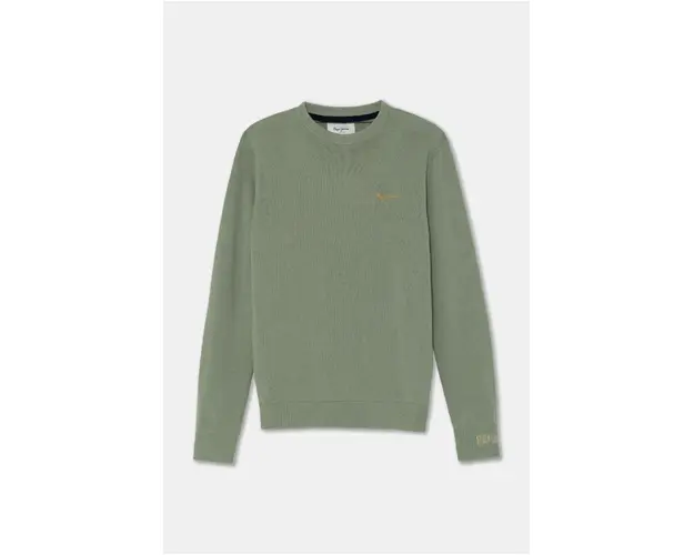 Pepe Jeans pulover de bumbac pentru copii TOTTENHAM CREW culoarea verde, light, PB701224