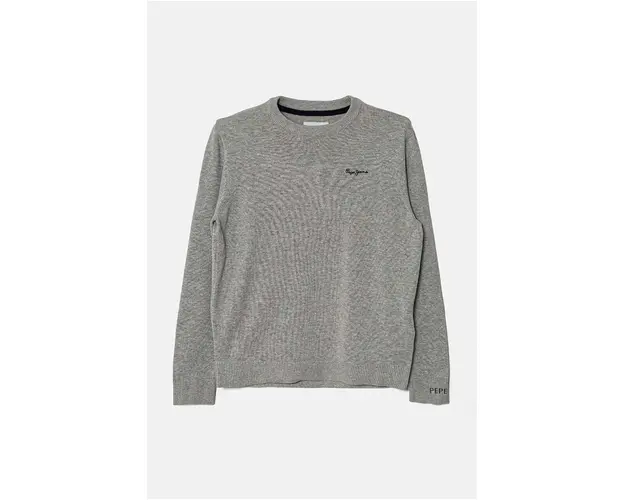 Pepe Jeans pulover de bumbac pentru copii TOTTENHAM CREW culoarea gri, light, PB701224