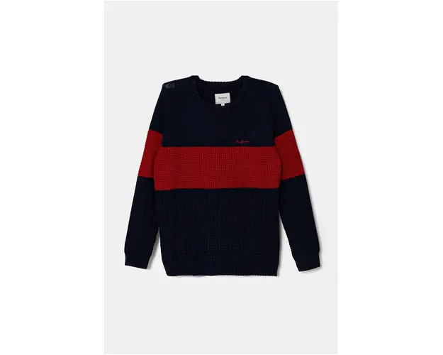 Pepe Jeans pulover de bumbac pentru copii DALMAR culoarea rosu, PB701229