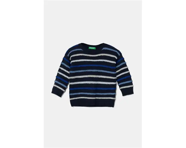 United Colors of Benetton pulover copii culoarea albastru marin, light, 1041H1029