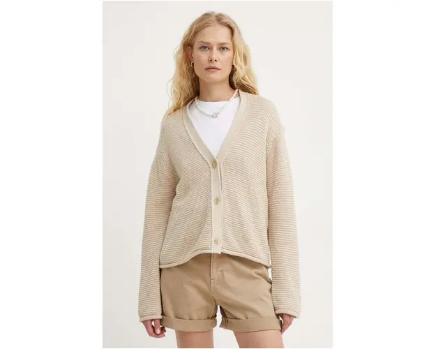Marc O'Polo cardigan din bumbac culoarea bej, calduros, 406605961259
