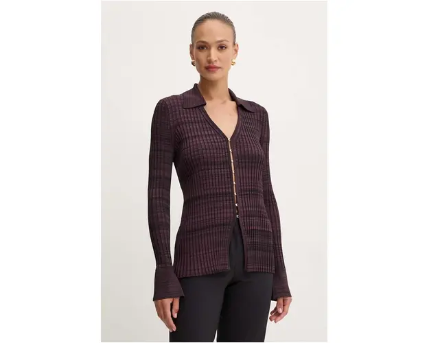 BOSS cardigan femei, culoarea violet, light, 50518366