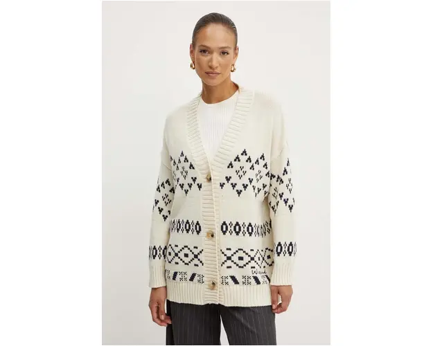 Weekend Max Mara cardigan femei, culoarea bej, light, 2425346031600