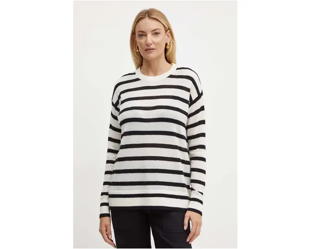 MAX&Co. pulover de lana femei, culoarea bej, light, 2426366081200