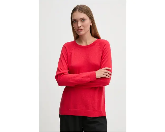United Colors of Benetton pulover din amestec de lana femei, culoarea rosu, light, 1035D1P17