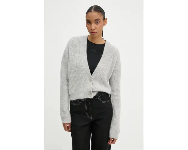 Drykorn cardigan din lana culoarea gri, 420171 88587