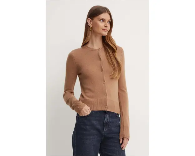 Marella pulover de lana femei, culoarea bej, 2423346014200