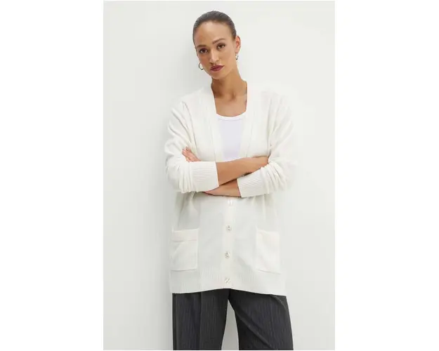 Marella cardigan din lana culoarea bej, 2423346031200