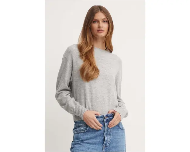 Marella pulover de lana femei, culoarea gri, 2423366181200