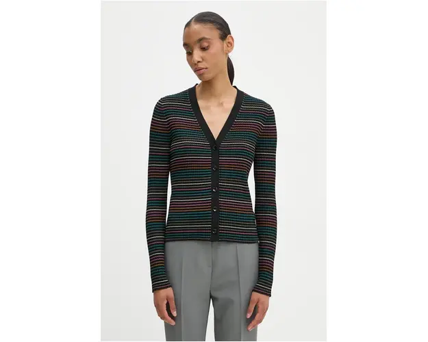 PS Paul Smith cardigan femei, culoarea negru, light, W2R.430N.N31248