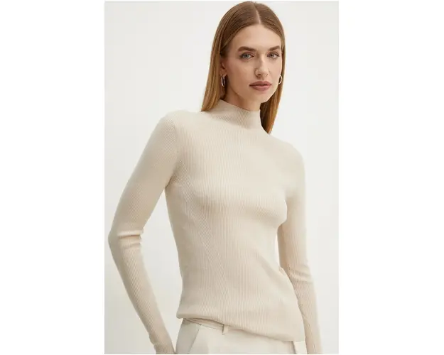 Max Mara Leisure poncho de lana culoarea albastru marin, light, 2426736028600