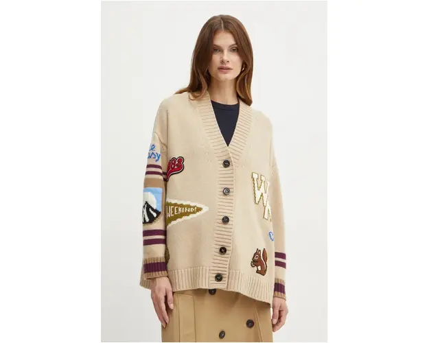 Weekend Max Mara cardigan din lana culoarea bej, 2425346052600