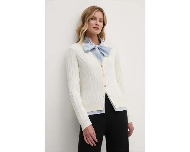 Pepe Jeans cardigan IZABEL CARDIGAN femei, culoarea bej, light, PL702225