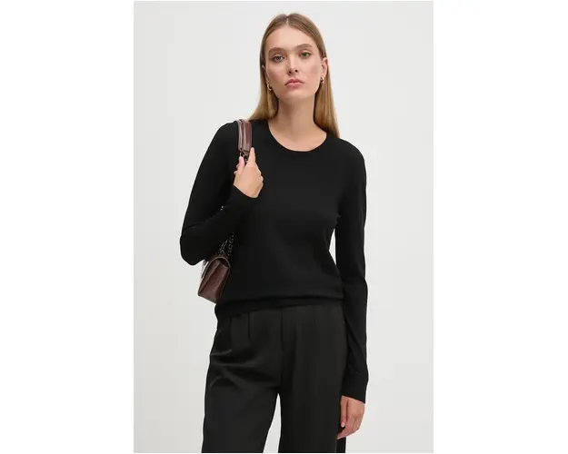 Sisley pulover femei, culoarea negru, light, 17Q3M100F