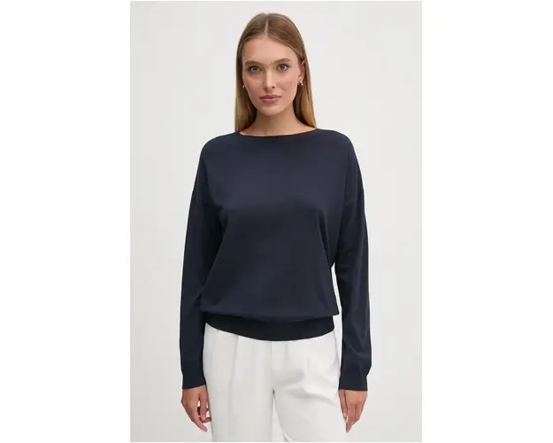 Sisley pulover femei, culoarea albastru marin, light, 17Q3M103J