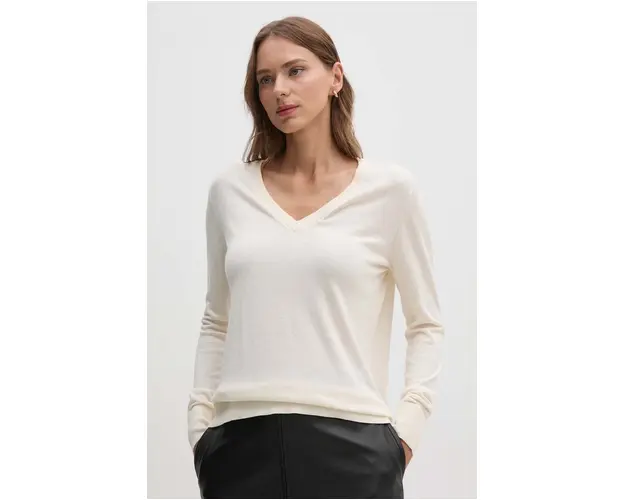 Gant pulover femei, culoarea bej, light, 4803187