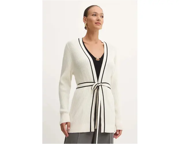 BOSS cardigan din lana culoarea bej, light, 50524065