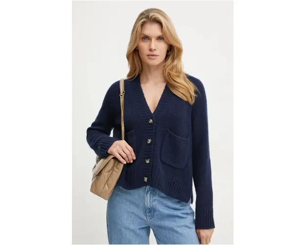 MAX&Co. cardigan din lana culoarea albastru marin, 2426346014200