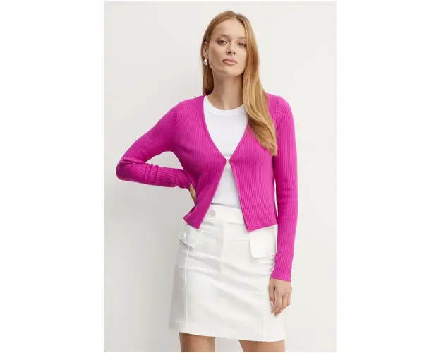 Morgan cardigan MIRZO femei, culoarea roz, light, MIRZO