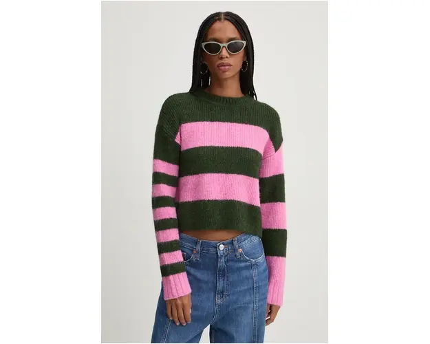 Desigual pulover din amestec de lana HAMILTON femei, 24WWJF30