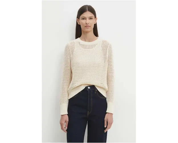 Levi's pulover de bumbac culoarea bej, light, A8889