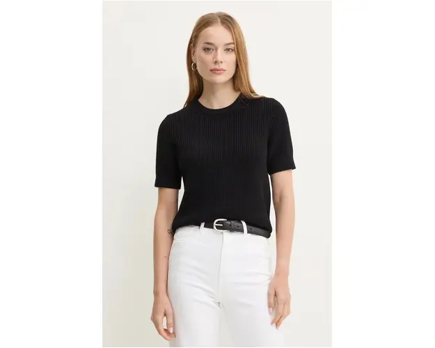 MICHAEL Michael Kors pulover de lana femei, culoarea negru, MF4612JF2G