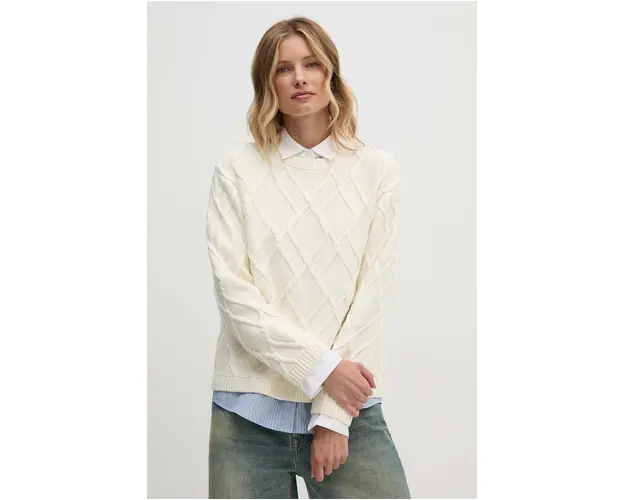Gant pulover femei, culoarea bej, 4805252