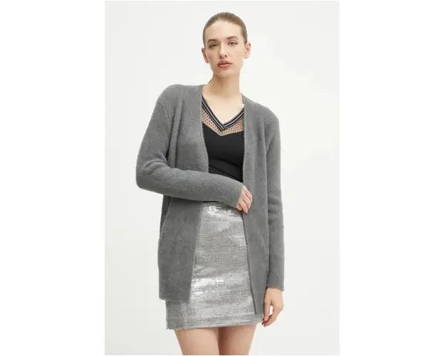Morgan cardigan MLOUIS femei, culoarea gri, MLOUIS