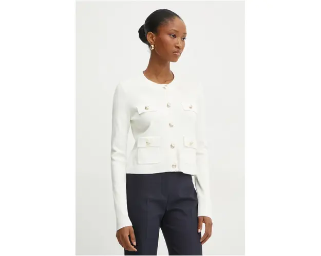 Morgan cardigan MORET femei, culoarea bej, light, MORET