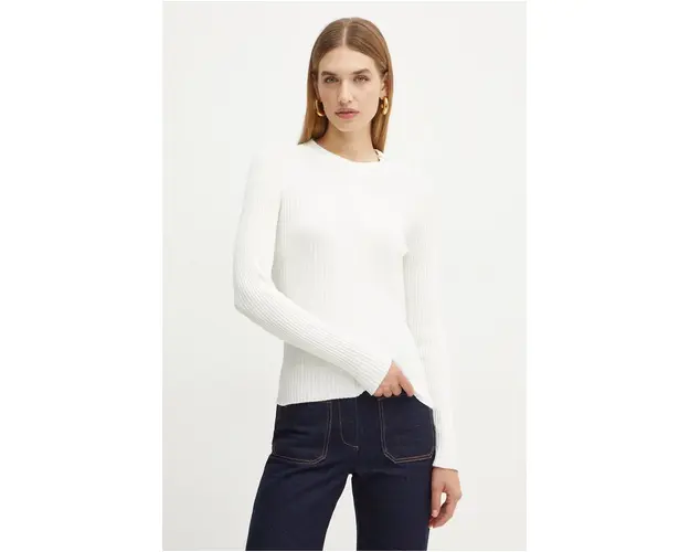 Morgan pulover MYA femei, culoarea alb, light, MYA