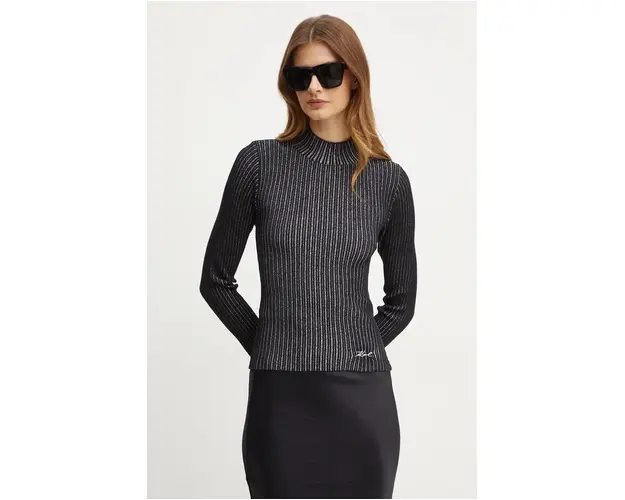 Karl Lagerfeld pulover femei, culoarea negru, light, 246W2007