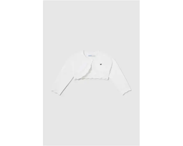 Mayoral pulover pentru copii din amestec de lana culoarea alb, light, 308
